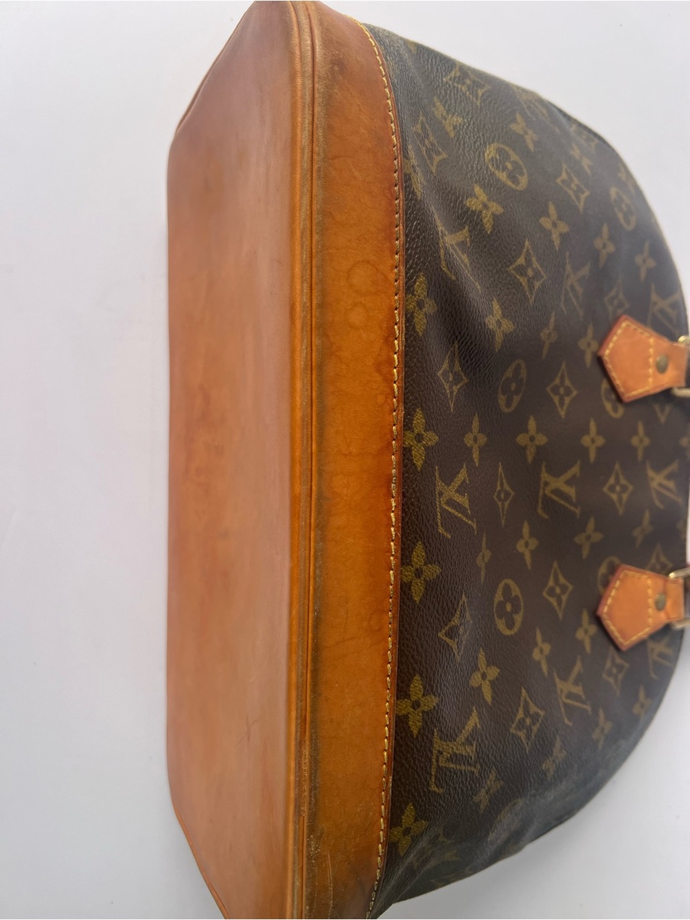 Louis Vuitton Monogram Alma PM Brown Canvas Top Handle Bag Authentic Vintage - Picture 8 of 12